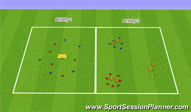 Football/Soccer Session Plan Drill (Colour): Week 12