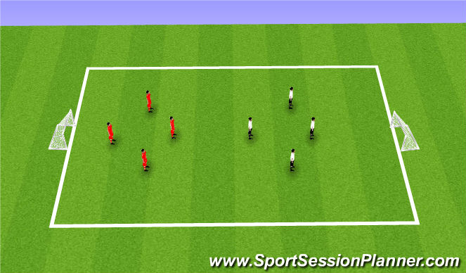 Football/Soccer Session Plan Drill (Colour): Screen 3