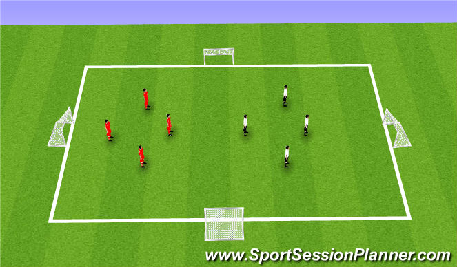 Football/Soccer Session Plan Drill (Colour): Screen 4
