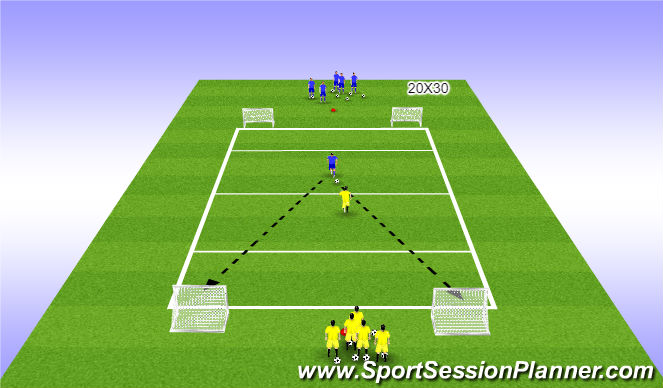 Football/Soccer Session Plan Drill (Colour): Rondo 2