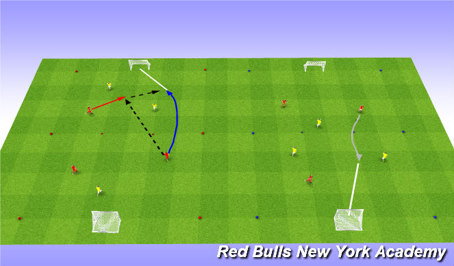 Football/Soccer Session Plan Drill (Colour): Main Activity - Join Me