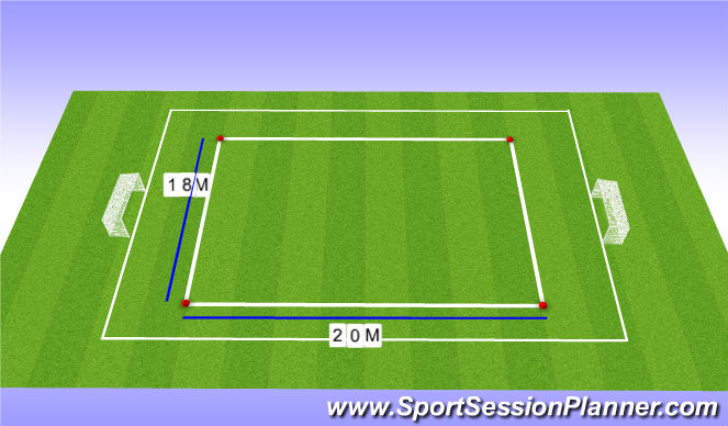 Football/Soccer Session Plan Drill (Colour): Layout