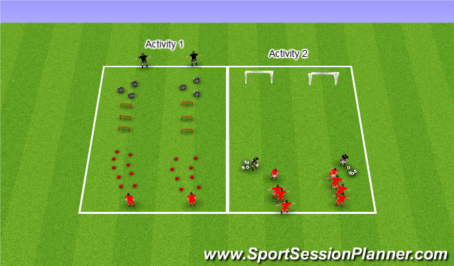 Football/Soccer Session Plan Drill (Colour): Week 15