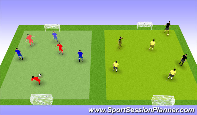 Football/Soccer Session Plan Drill (Colour): Screen 4