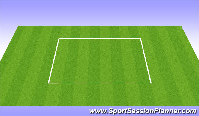 Football/Soccer Session Plan Drill (Colour): Info - Split groups