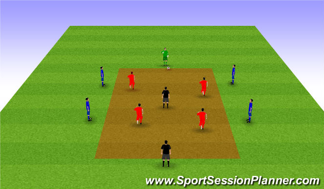 Football/Soccer Session Plan Drill (Colour): Arrival Activity