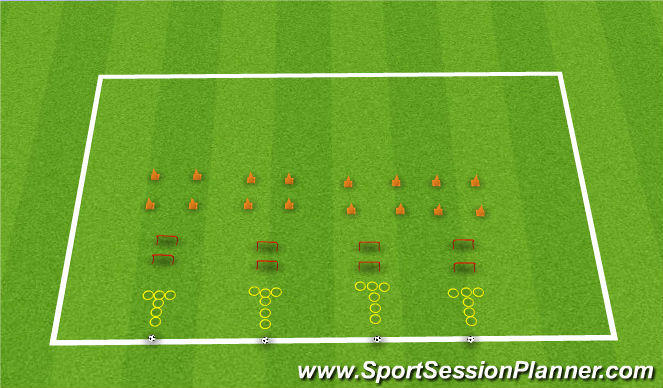 Football/Soccer Session Plan Drill (Colour): Screen 1