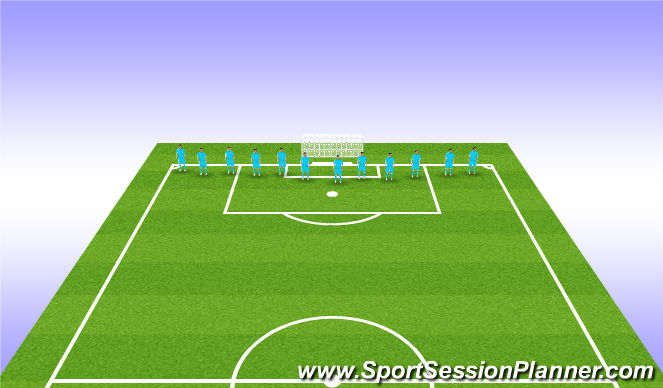 Football/Soccer Session Plan Drill (Colour): Cool Down