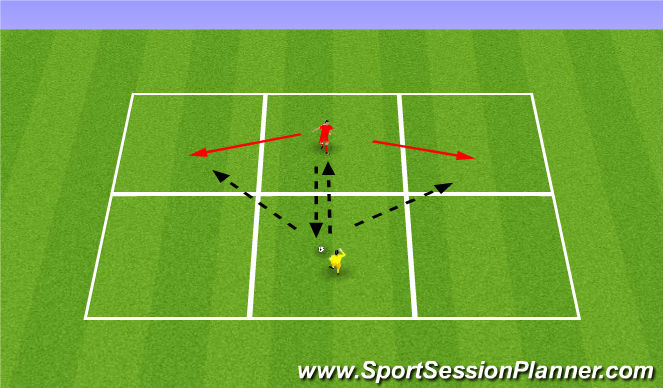 Football/Soccer Session Plan Drill (Colour): Exercise 3