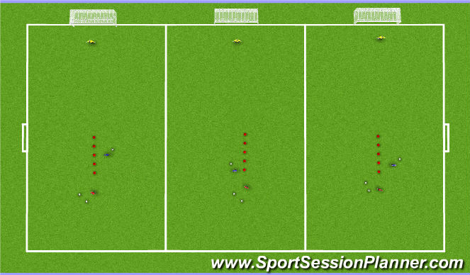 Football/Soccer Session Plan Drill (Colour): Choose your pressure