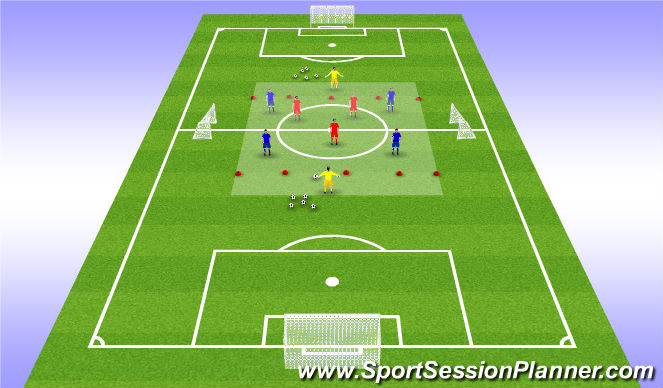 Football/Soccer Session Plan Drill (Colour): problem 2