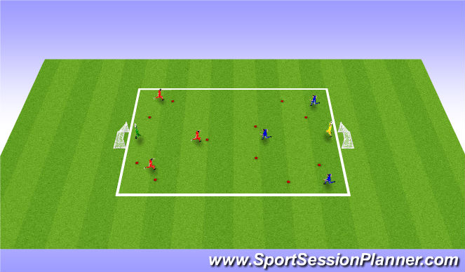 Football/Soccer Session Plan Drill (Colour): Game