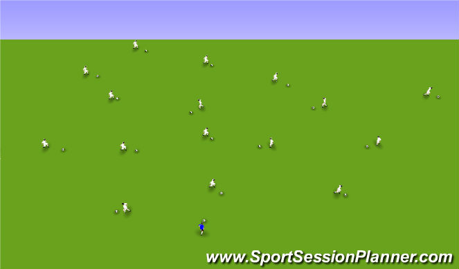 Football/Soccer Session Plan Drill (Colour): Ball Manipulation