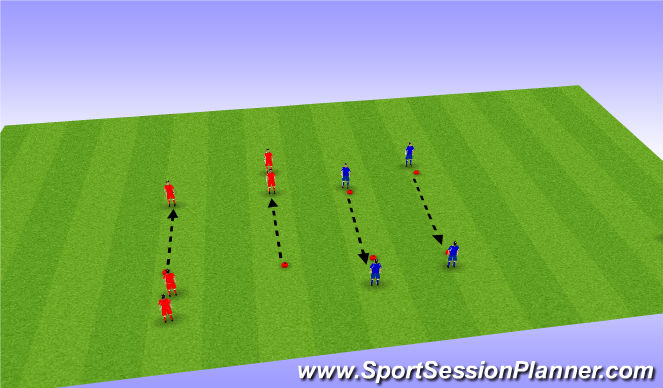 Football/Soccer Session Plan Drill (Colour): Technical