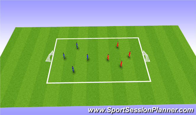 Football/Soccer Session Plan Drill (Colour): Free play