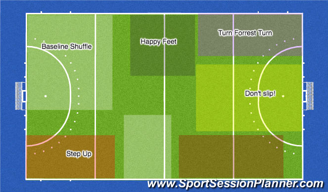 Hockey Session Plan Drill (Colour): Overview