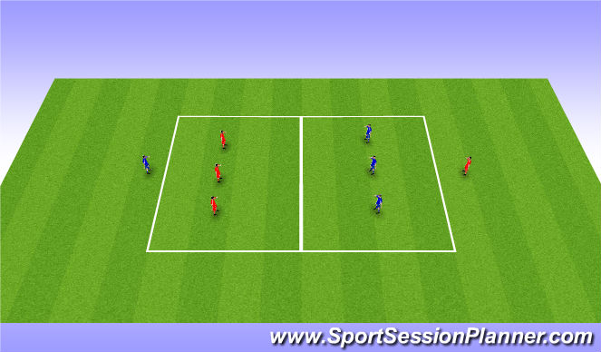 Football/Soccer Session Plan Drill (Colour): Screen 1