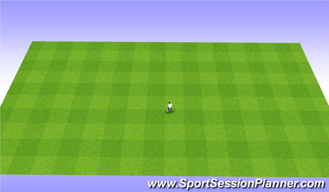 Football/Soccer Session Plan Drill (Colour): Toe taps