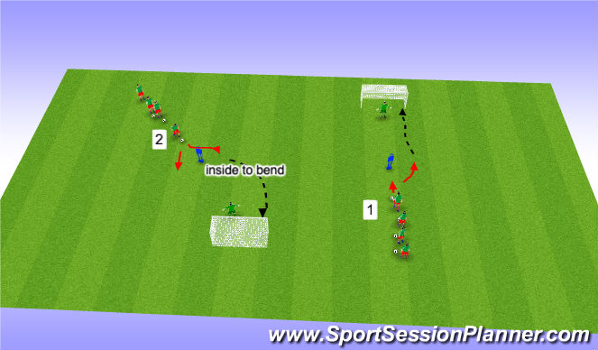 Football/Soccer Session Plan Drill (Colour): Screen 1