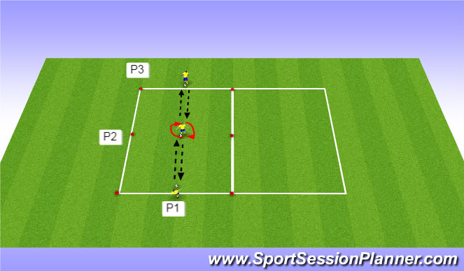 Football/Soccer Session Plan Drill (Colour): Phase 1 - Static Passing and Receiving
