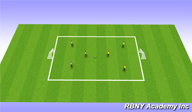 Football/Soccer Session Plan Drill (Colour): Free Play
