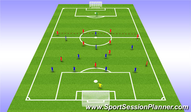 Football/Soccer Session Plan Drill (Colour): Animation 1