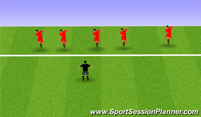 Football/Soccer Session Plan Drill (Colour): Plyometrics/agilty