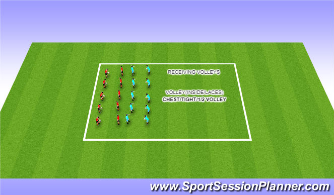 Football/Soccer Session Plan Drill (Colour): Screen 1