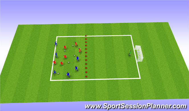 Football/Soccer Session Plan Drill (Colour): Screen 2