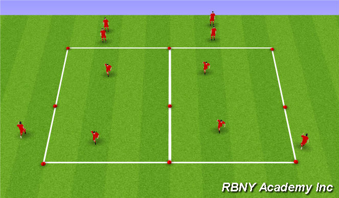 Football/Soccer Session Plan Drill (Colour): SAQ