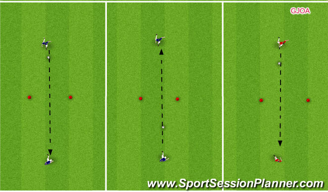 Football/Soccer Session Plan Drill (Colour): Screen 1