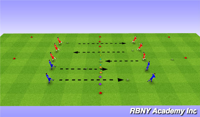 Football/Soccer Session Plan Drill (Colour): Screen 1