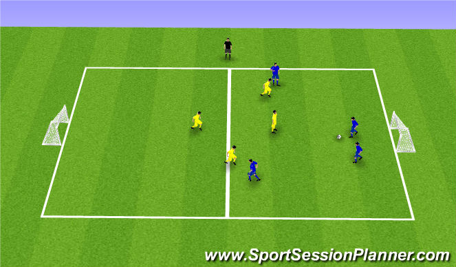Football/Soccer Session Plan Drill (Colour): Game