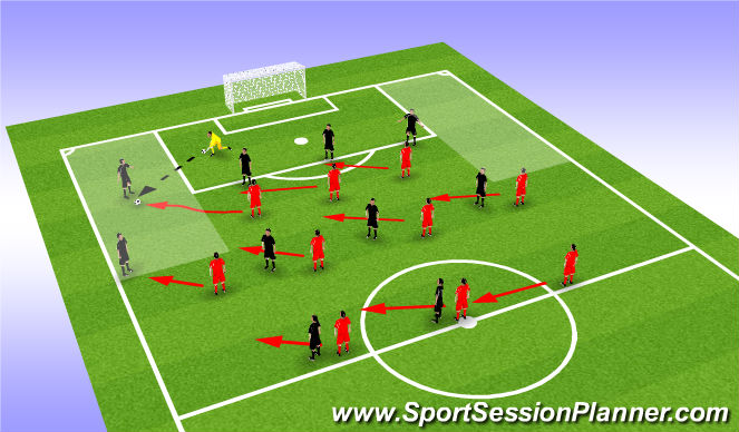 Football/Soccer Session Plan Drill (Colour): Screen 1