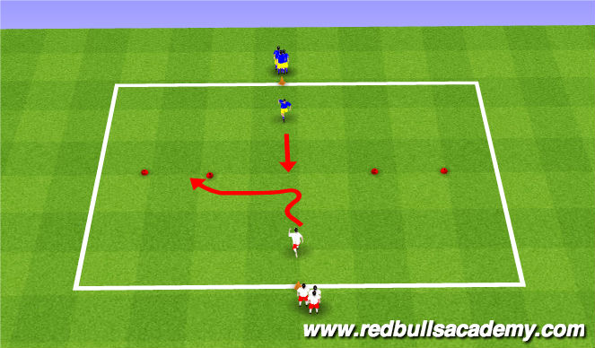 Football/Soccer Session Plan Drill (Colour): SAQ