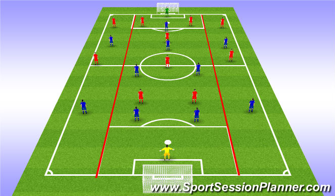 Football/Soccer Session Plan Drill (Colour): Screen 1