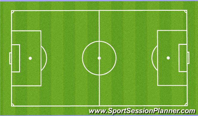 Football/Soccer Session Plan Drill (Colour): Frame