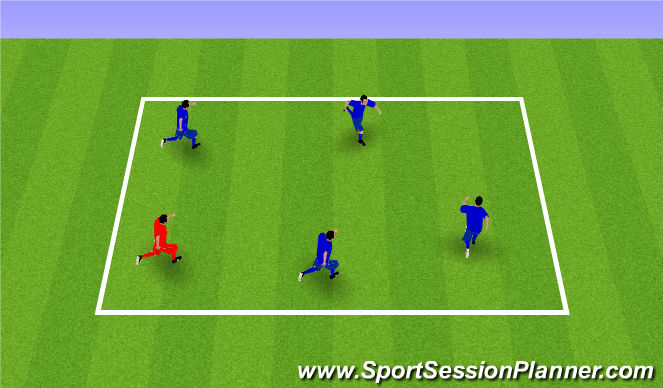 Football/Soccer Session Plan Drill (Colour): Tig
