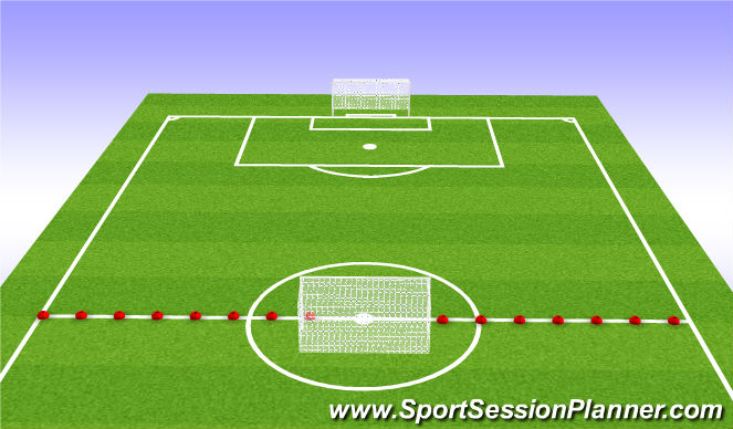 Football/Soccer Session Plan Drill (Colour): SSG