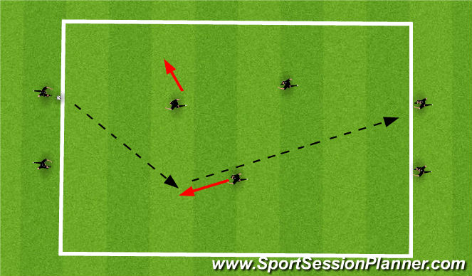 Football/Soccer Session Plan Drill (Colour): Screen 3