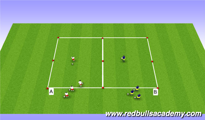 Football/Soccer Session Plan Drill (Colour): Technical