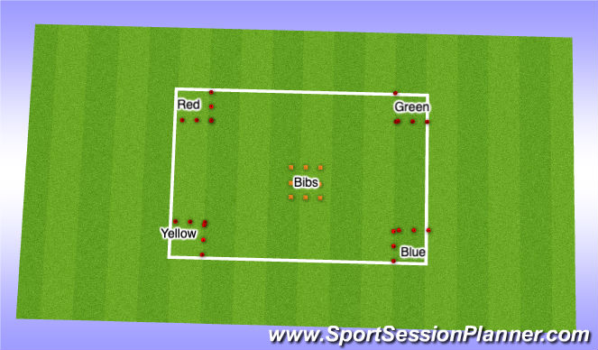 Football/Soccer Session Plan Drill (Colour): Robin Hood