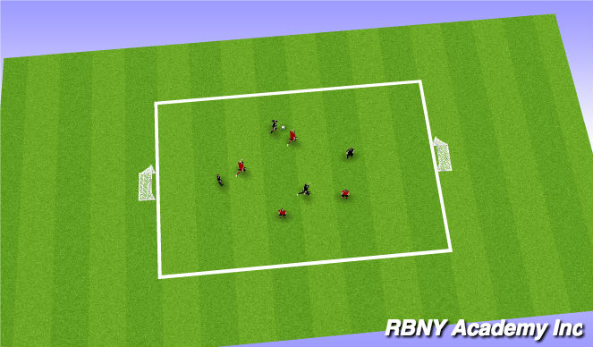 Football/Soccer Session Plan Drill (Colour): Free Play