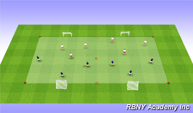 Football/Soccer Session Plan Drill (Colour): Match