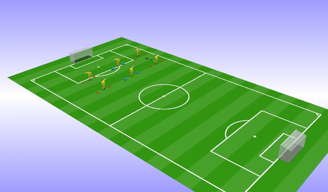 Football/Soccer Session Plan Drill (Colour): TECHNICAL 