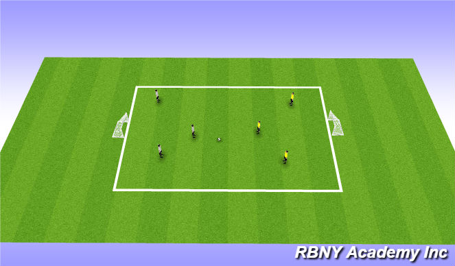 Football/Soccer Session Plan Drill (Colour): final game