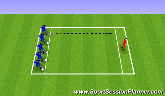 Football/Soccer Session Plan Drill (Colour): Week 2