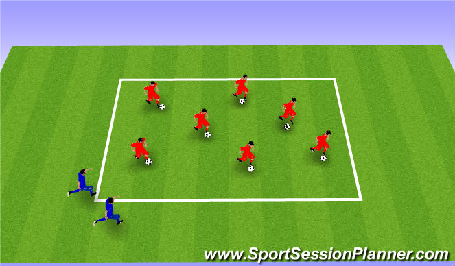Football/Soccer Session Plan Drill (Colour): Week 3