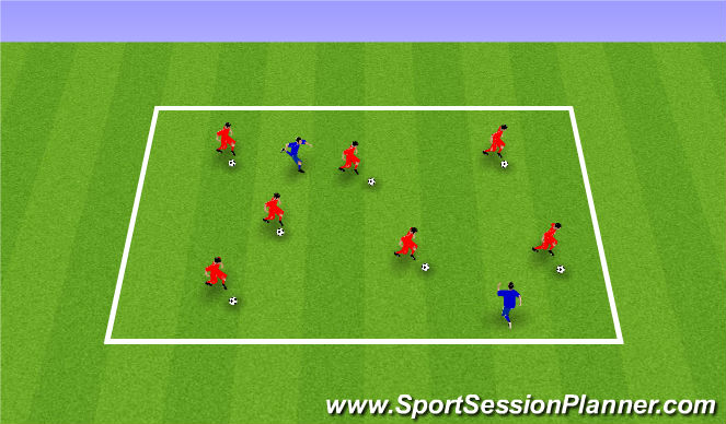 Football/Soccer Session Plan Drill (Colour): Week 4