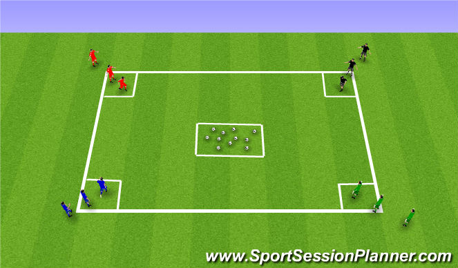Football/Soccer Session Plan Drill (Colour): Week 5